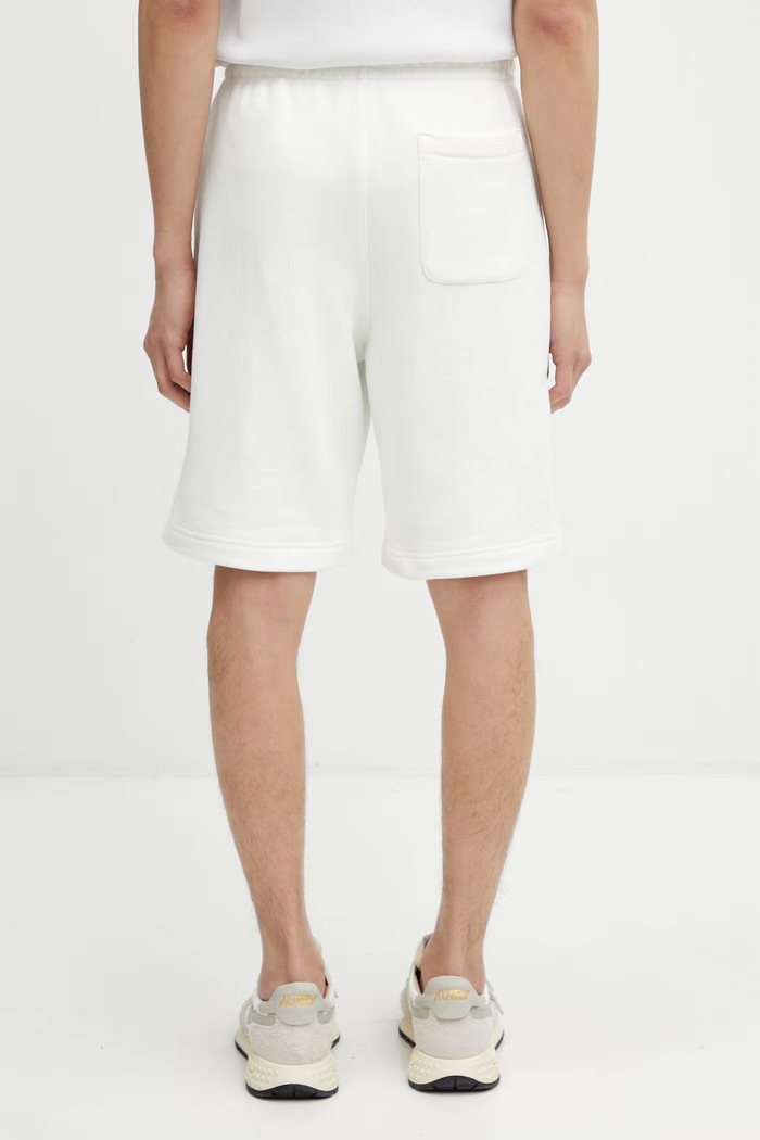 Ρούχα Lacoste σορτς επίσημα βαμβακερά Ανδρικά GH1903 λευκό