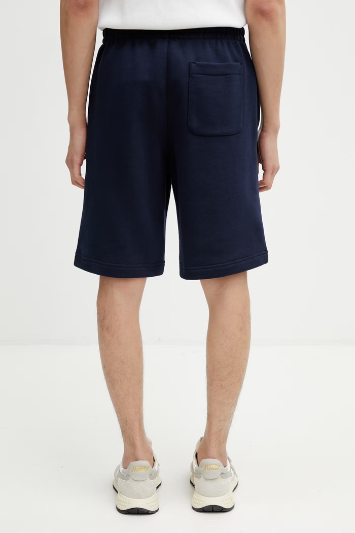 Ρούχα Lacoste σορτς επίσημα βαμβακερά ανδρικά GH1903 σκούρο μπλε