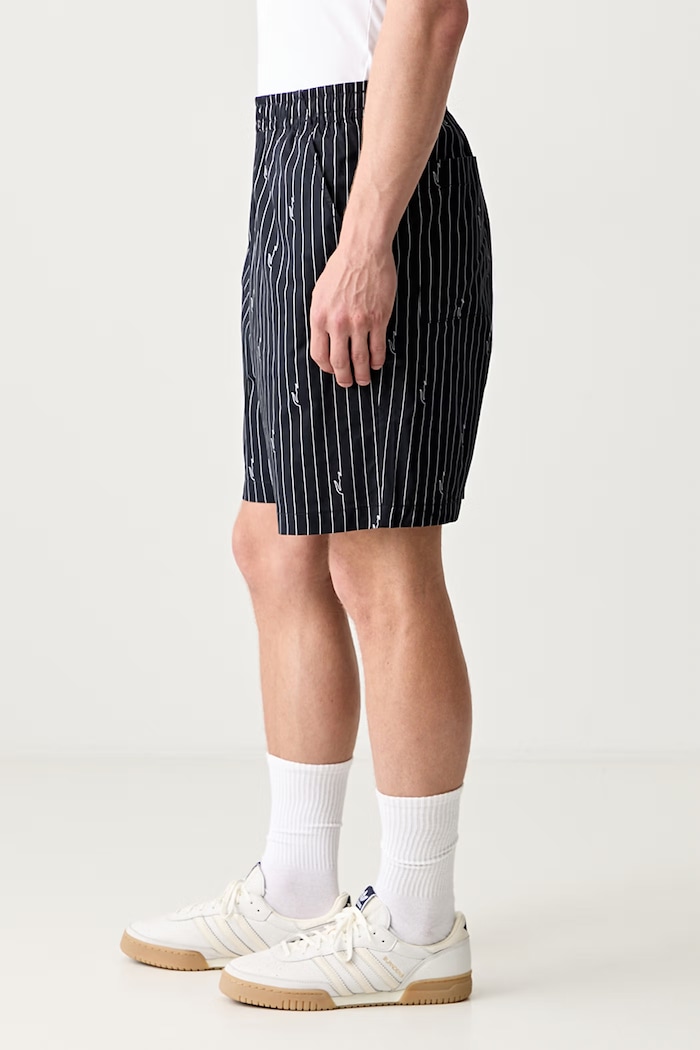 Lacoste szorty bawełniane męskie GH1964 czarny SS26