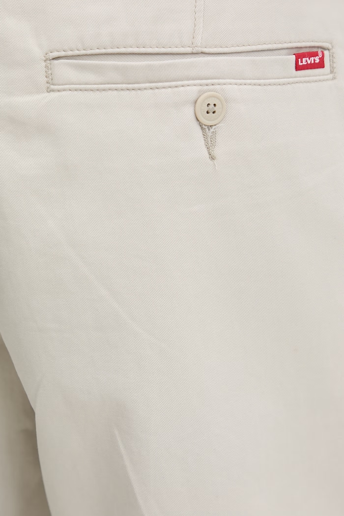 Βαμβακερό σορτσάκι Levi's BAGGY PLEATED γκρί 0057P