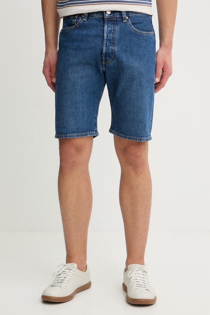 Levi's pantaloni scurți jeans 501® ORIGINAL jeans albastru 36512.0279