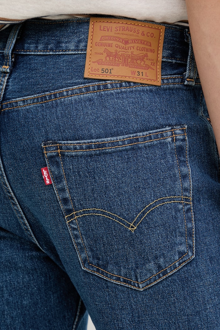 Levi's pantaloni scurți jeans 501® ORIGINAL albastru 36512.0279