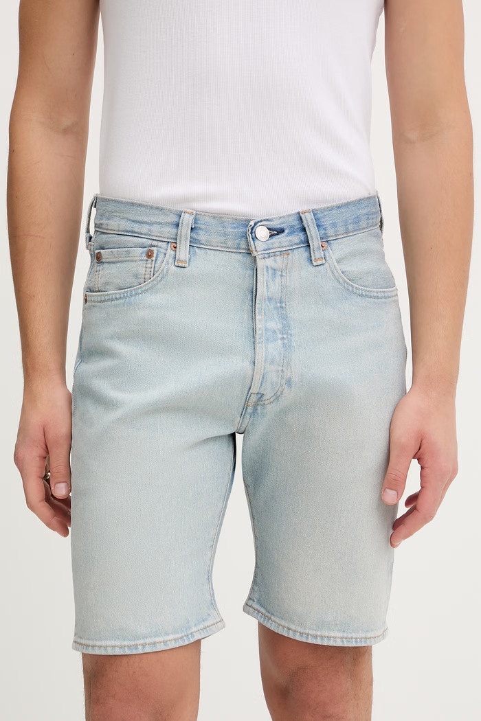 Levi's pantaloni scurți jeans 501® ORIGINAL jeans albastru 36512.0280