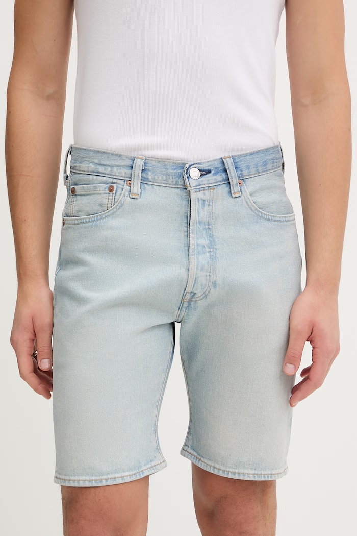 Levi's pantaloni scurți jeans 501® ORIGINAL jeans albastru 36512.0280