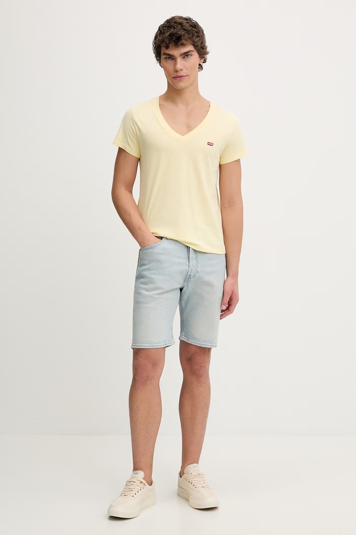 Levi's pantaloni scurți jeans 501® ORIGINAL 36512.0280 albastru SS26