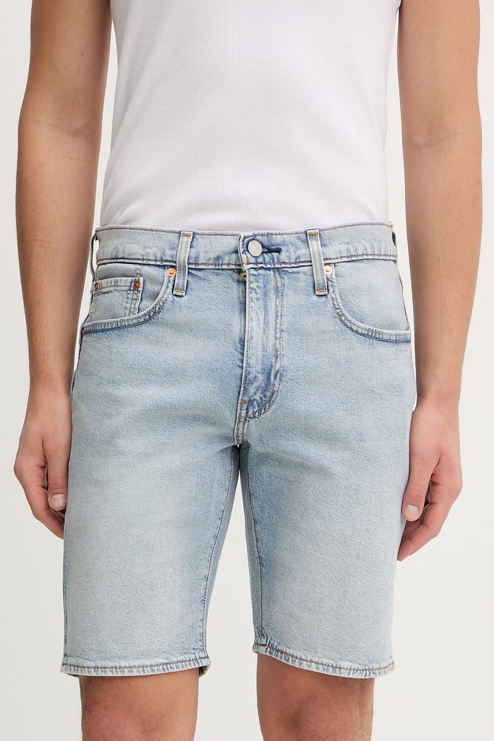 Levi's pantaloni scurți 405 STANDARD jeans albastru 39864.0210