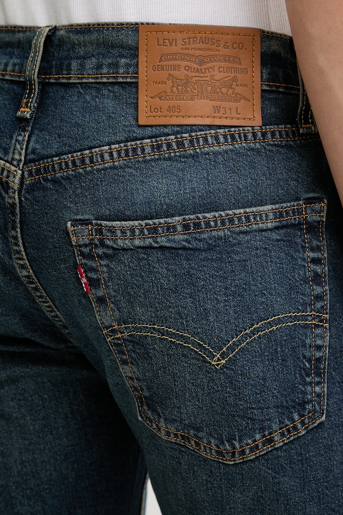 Levi's pantaloni scurți jeans 405 STANDARD albastru 39864.0211