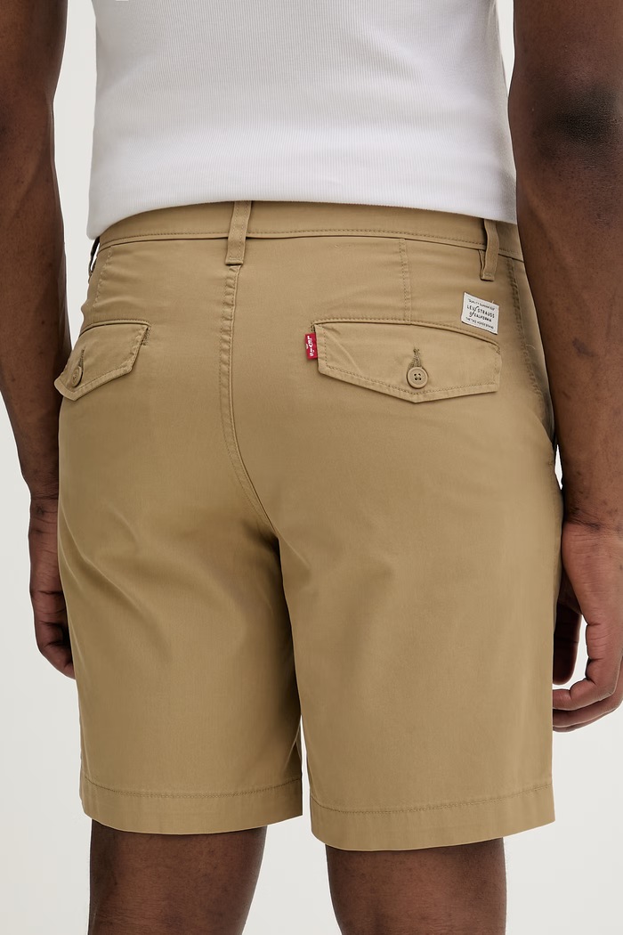 Ρούχα Levi's Σορτς chino Ανδρικά βαμβακερά XX AUTH RLX II A4661.0058 μπεζ