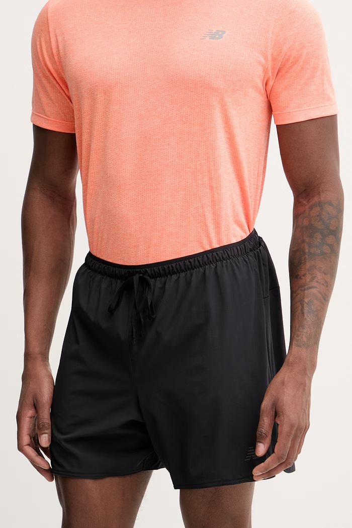 New Balance kratke hlače 2 v 1 moške črna MB6180TABK