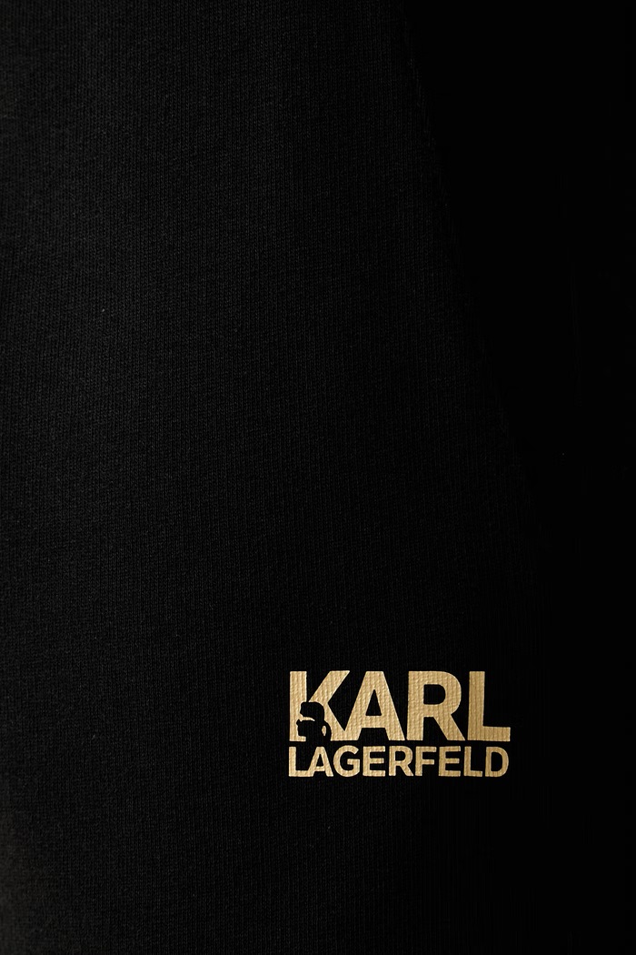 Karl Lagerfeld szorty dresowe męskie bawełniane czarny 562917.705783