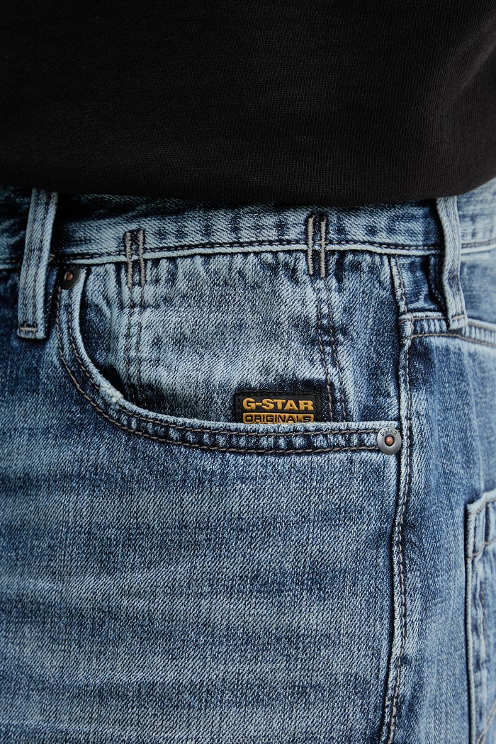 G-Star pantaloni scurți pentru bărbați din denim Deeggie albastru D28474.E352