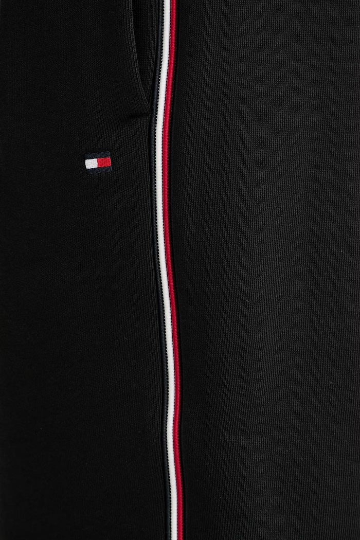 Tommy Hilfiger pantaloni scurți de trening bărbătești din bumbac negru MW0MW42883