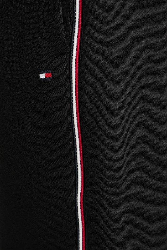 Tommy Hilfiger pantaloni scurți de trening bărbătești din bumbac negru MW0MW42883