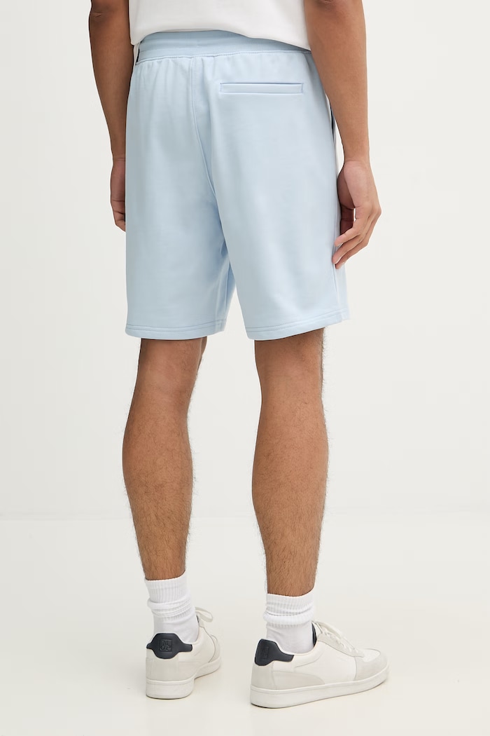 Îmbrăcăminte Tommy Hilfiger pantaloni scurți de trening pentru bărbați, din bumbac MW0MW43068 albastru