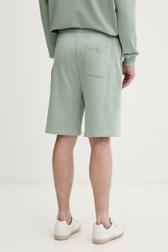 Îmbrăcăminte Tommy Hilfiger pantaloni scurți de trening pentru bărbați, cu bumbac UM0UM03914 verde