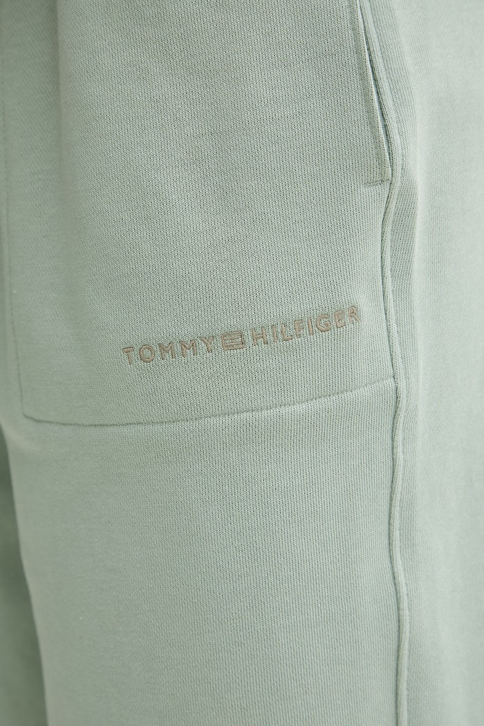 Tommy Hilfiger pantaloni scurți de trening pentru bărbați, cu bumbac verde UM0UM03914