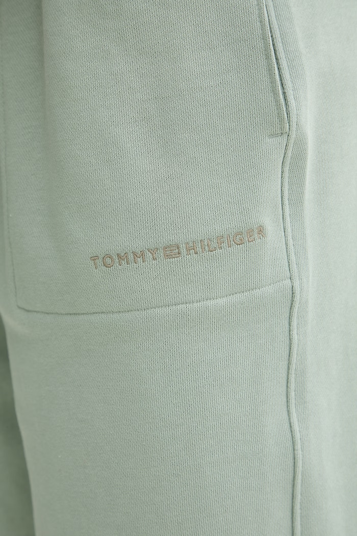 Tommy Hilfiger pantaloni scurți de trening pentru bărbați, cu bumbac verde UM0UM03914