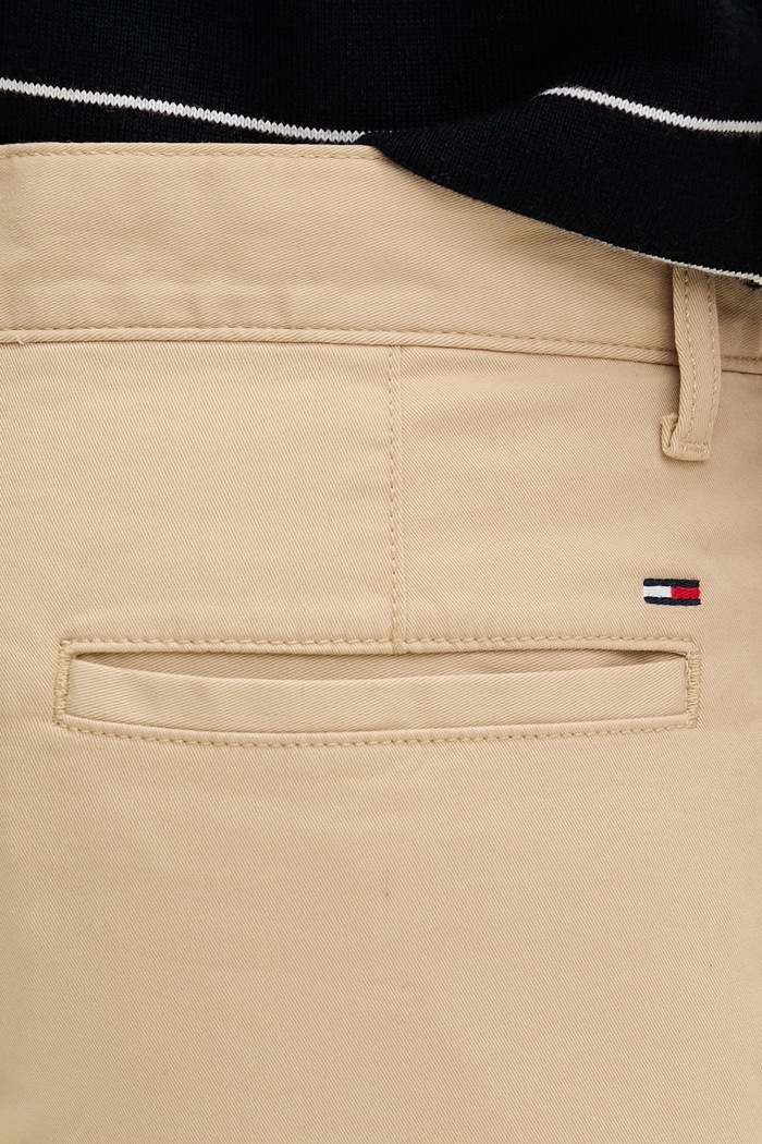 Tommy Jeans šortky pánske bavlnené s elastanom béžová DM0DM22852