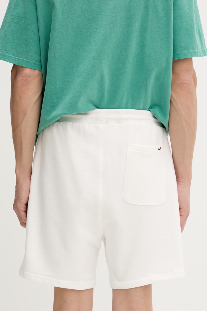 Îmbrăcăminte Tommy Jeans pantaloni scurți de trening pentru bărbați, din bumbac DM0DM23017 bej