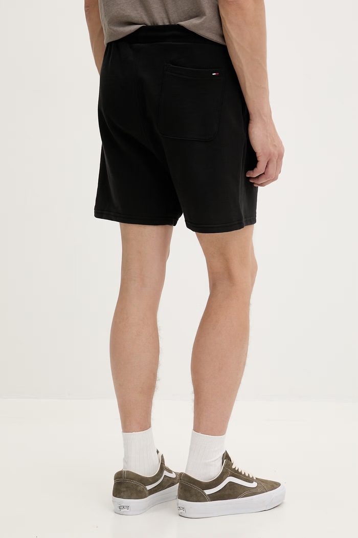 Îmbrăcăminte Tommy Jeans pantaloni scurți de trening pentru bărbați, din bumbac DM0DM23017 negru