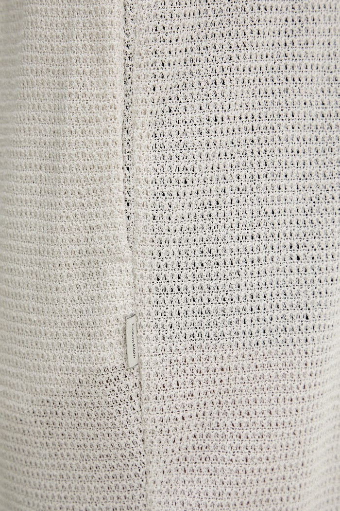 Calvin Klein šortky pánske s viskózou béžová LV00NM2987