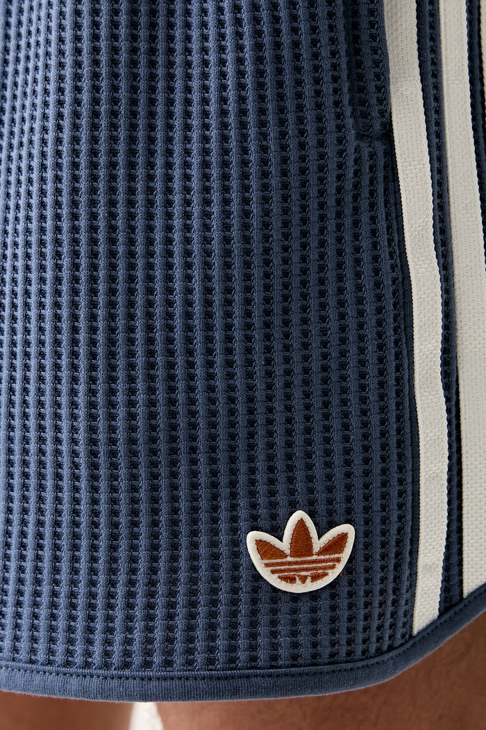 adidas Originals trenirka kratke hlače moške z bombažem modra KX1246