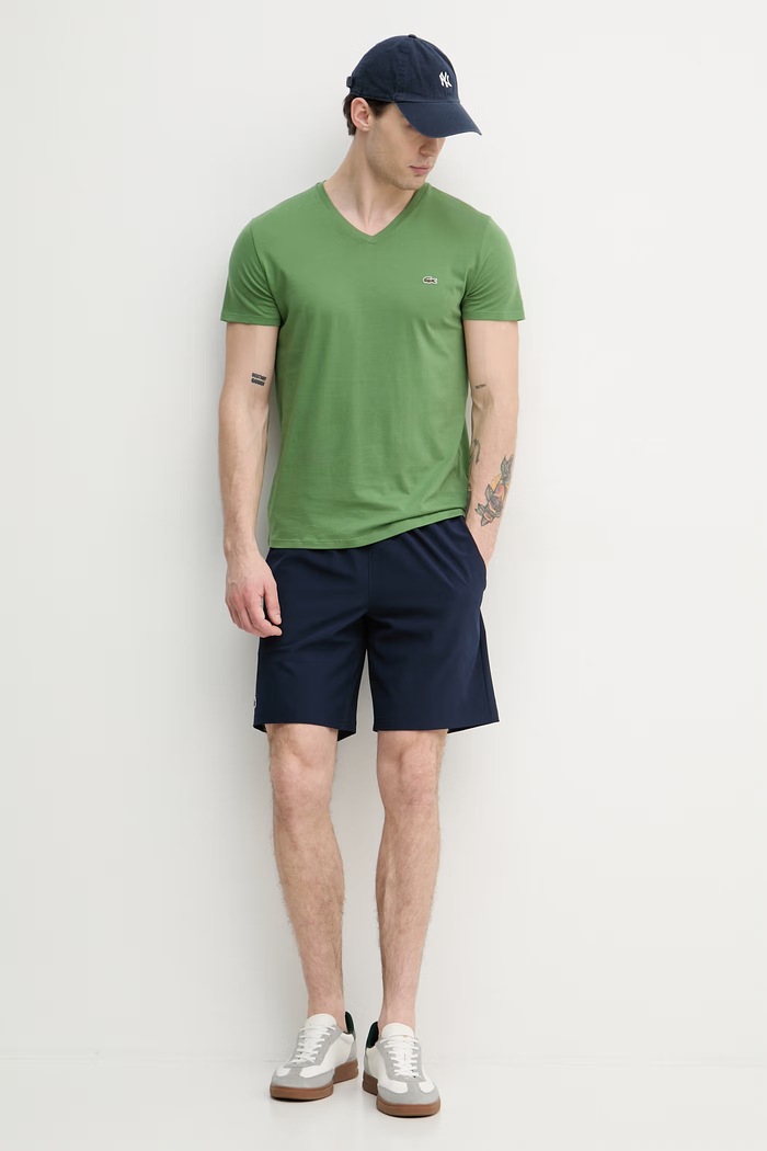 Lacoste kratke hlače moške GH7413 mornarsko modra SS26