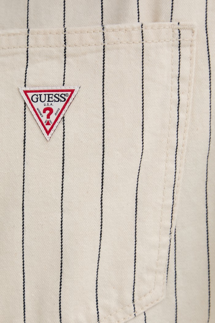 Guess Jeans šortky pánske bavlnené béžová M6GD39.D7961