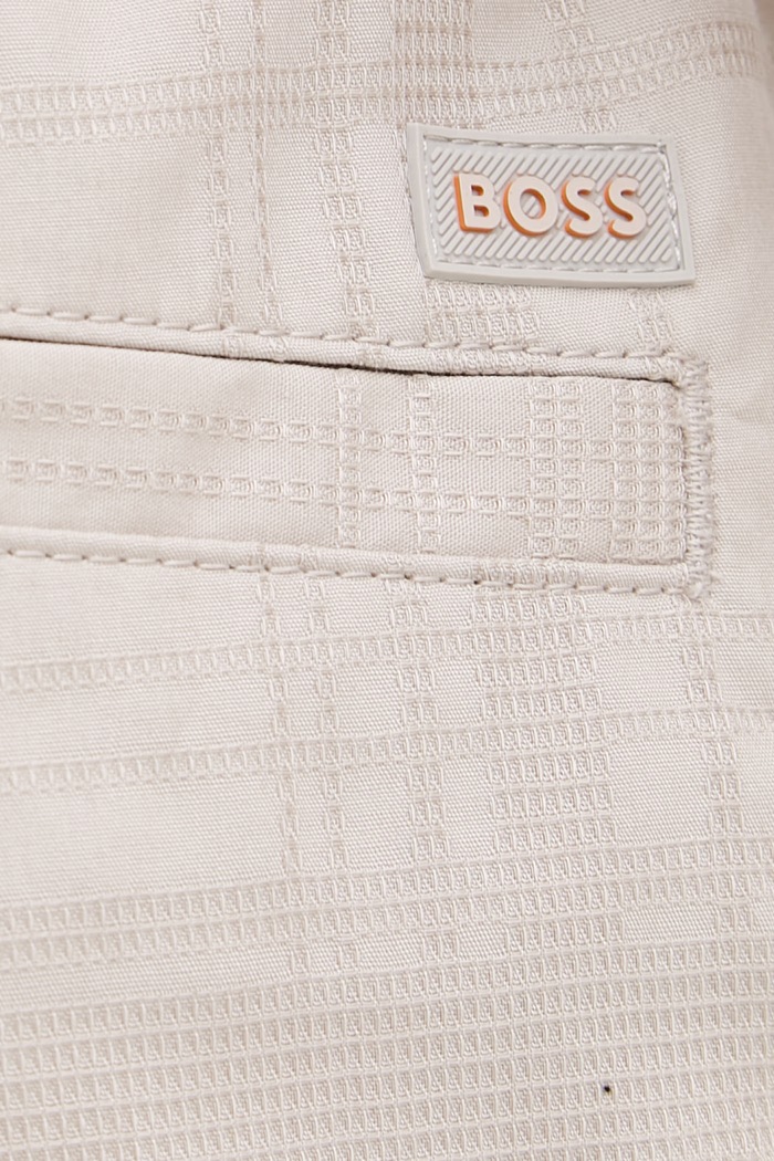 BOSS Orange szorty chino męskie bawełniane beżowy 50559371