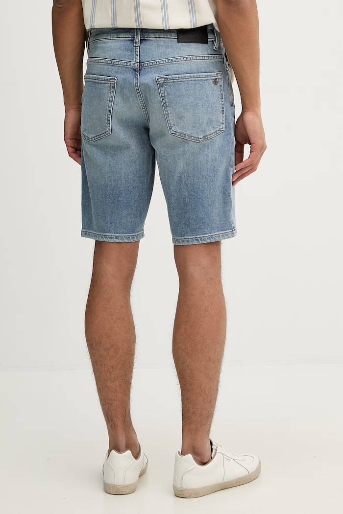 Îmbrăcăminte BOSS Orange pantaloni scurți bărbați denim 50559892 albastru
