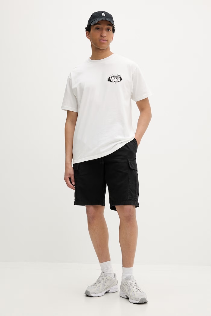 Vans šortky cargo pánske bavlnené VN000G6SBLK1 čierna SS26
