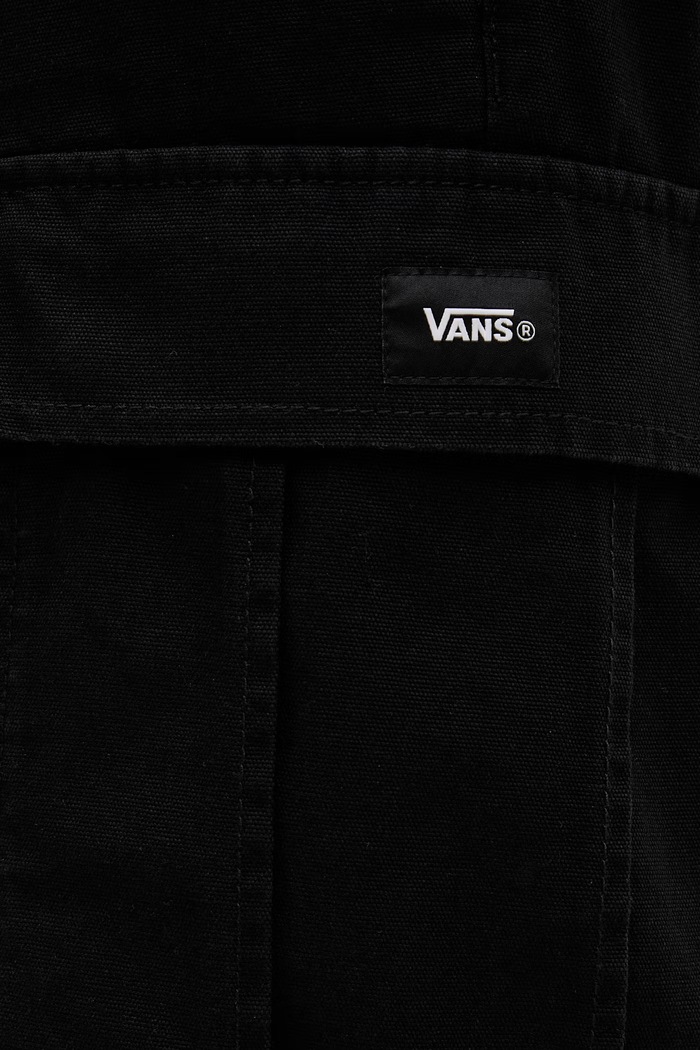 Vans šortky cargo pánske bavlnené čierna VN000G6SBLK1