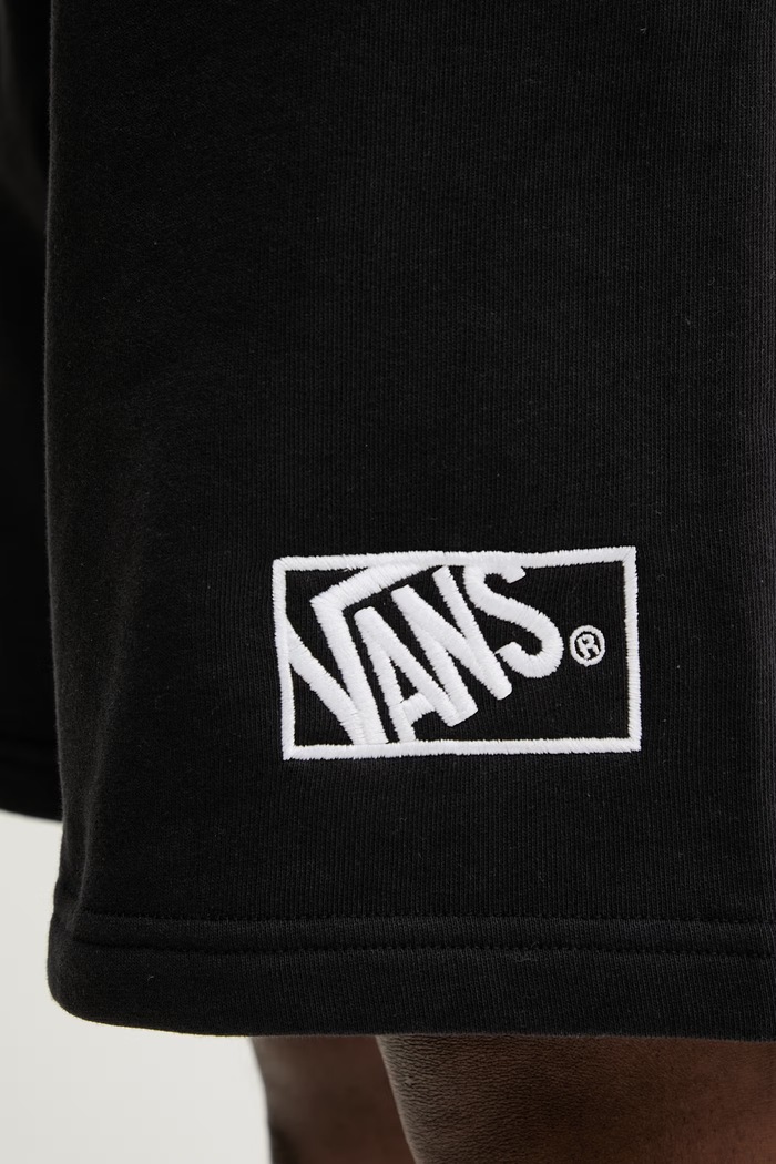 Vans pánske teplákové šortky z bavlny čierna VN000W14BLK1