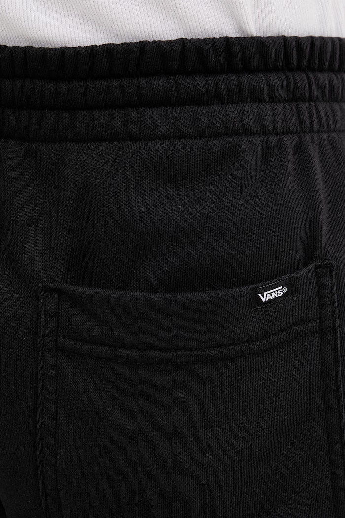 Vans teplákové šortky pánske s bavlnou čierna VN000W16BLK1