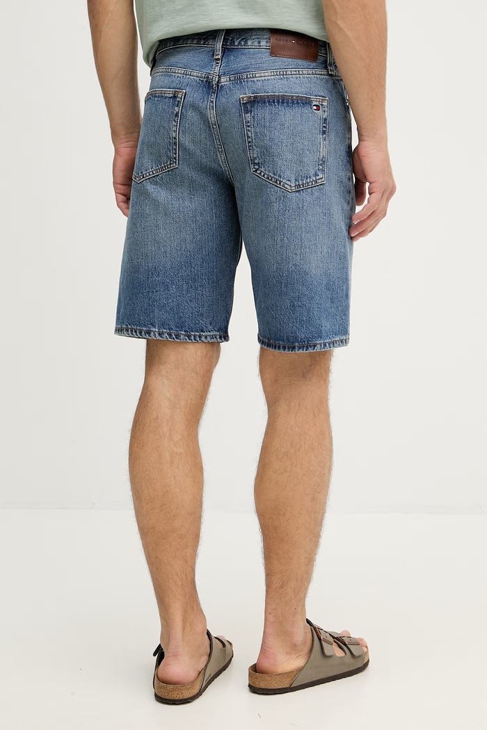 Oblečenie Tommy Hilfiger šortky pánske rifľové MW0MW42557 modrá