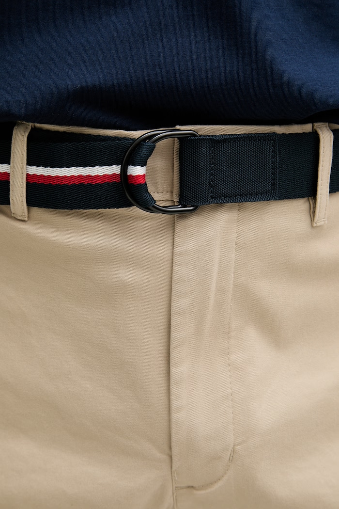 Tommy Hilfiger šortky pánske bavlnené s elastanom béžová MW0MW42349