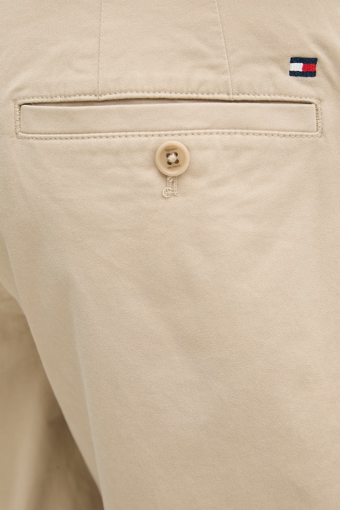 Tommy Hilfiger šortky pánske bavlnené s elastanom MW0MW42349 béžová
