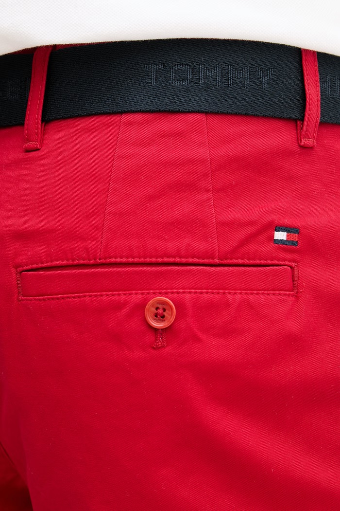 Tommy Hilfiger pantaloni scurți pentru bărbați, din bumbac cu elastan rosu MW0MW42349