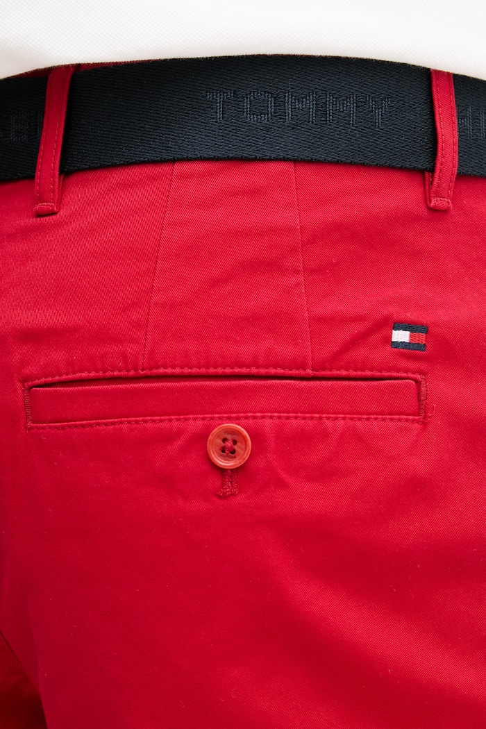 Tommy Hilfiger pantaloni scurți pentru bărbați, din bumbac cu elastan rosu MW0MW42349