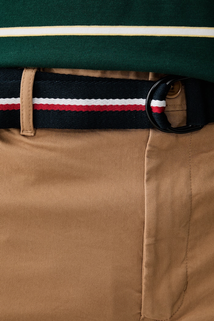Tommy Hilfiger szorty męskie bawełniane z elastanem beżowy MW0MW42349