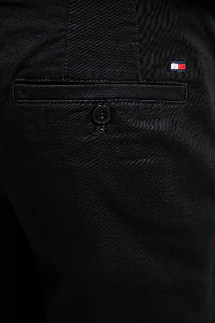 Tommy Hilfiger šortky pánske bavlnené s elastanom čierna MW0MW42351
