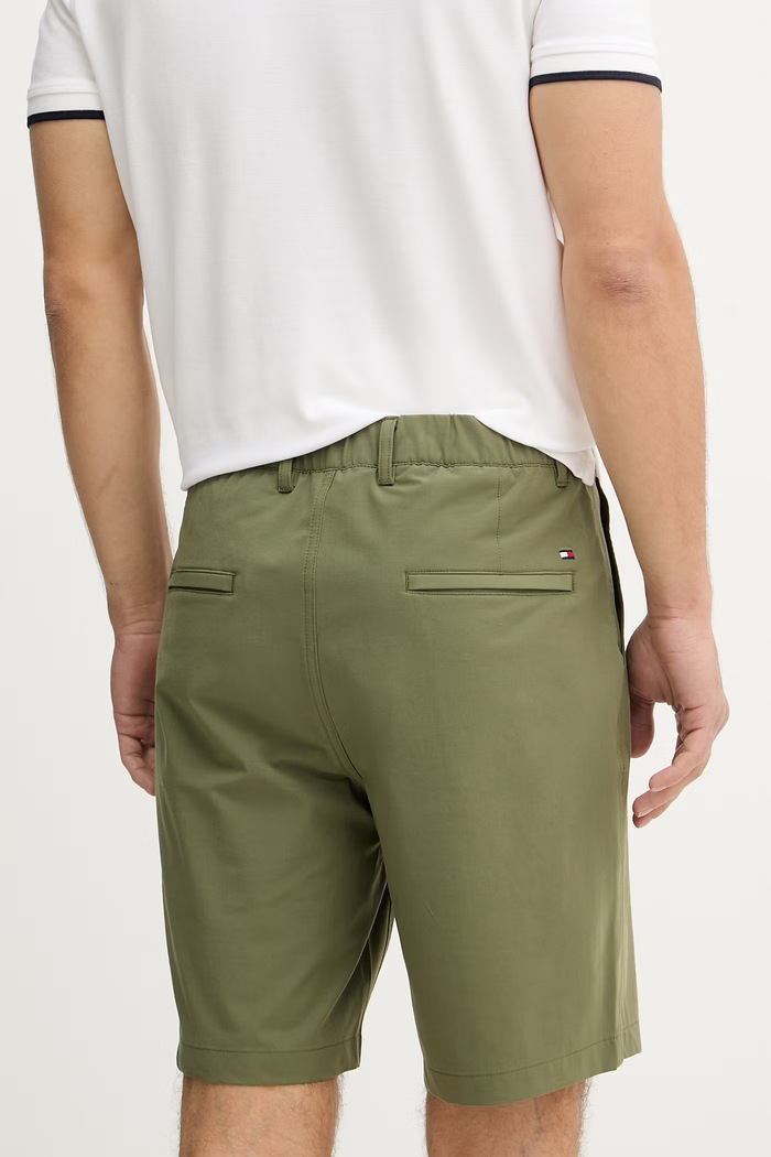 Îmbrăcăminte Tommy Hilfiger pantaloni scurți chinos pentru bărbați MW0MW42354 verde