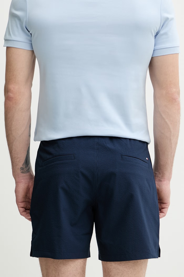 Oblečenie Tommy Hilfiger šortky pánske MW0MW42665 tmavomodrá