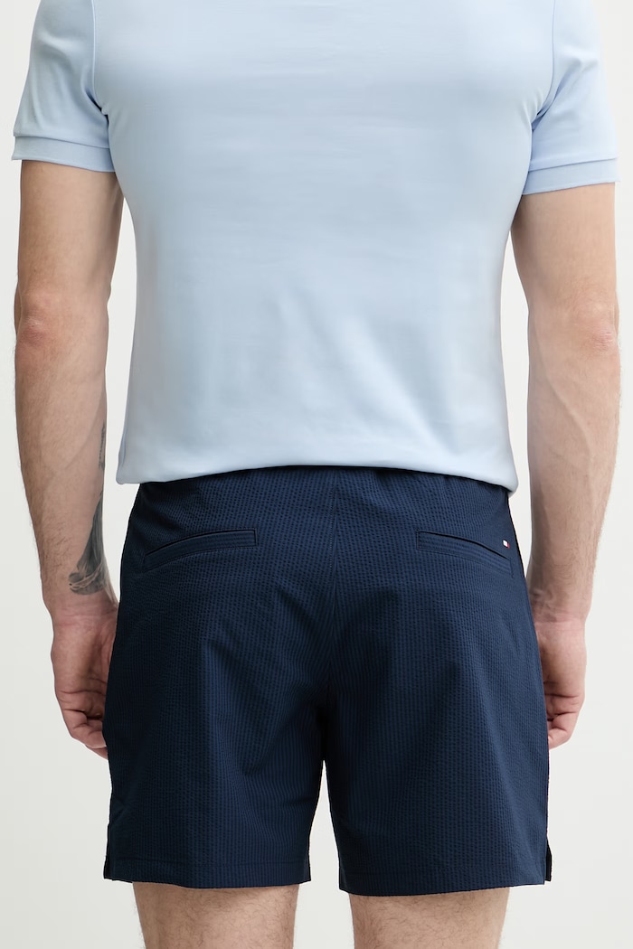 Oblečenie Tommy Hilfiger šortky pánske MW0MW42665 tmavomodrá
