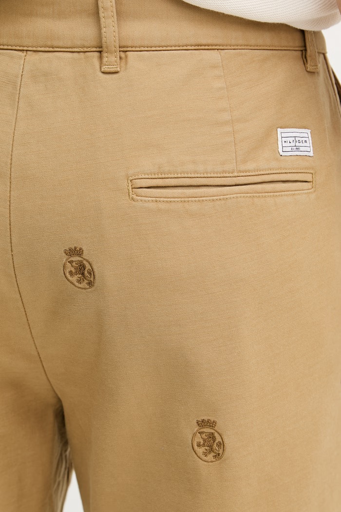 Tommy Hilfiger šortky pánske bavlnené zelená MW0MW43112