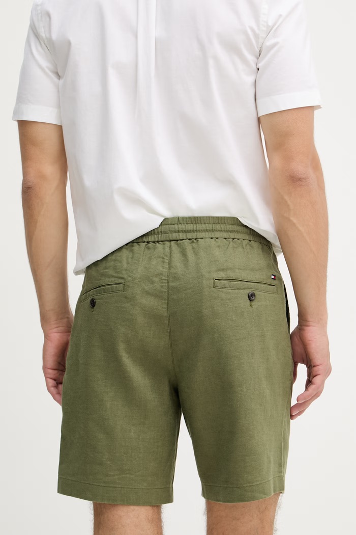 Îmbrăcăminte Tommy Hilfiger pantaloni scurți pentru bărbați, cu in MW0MW44353 verde
