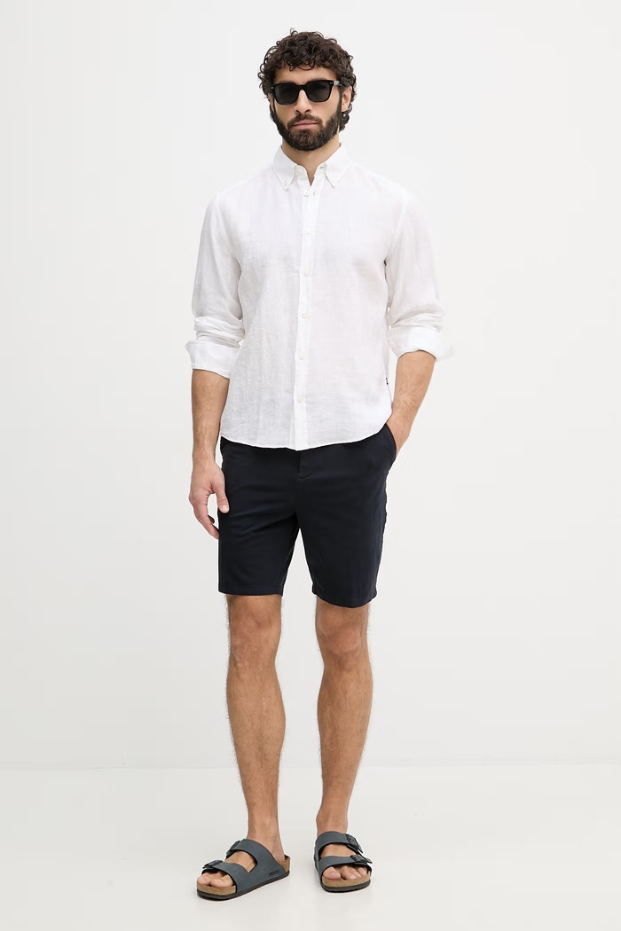 BOSS pantaloni scurți Kane1 50555235 bleumarin SS26
