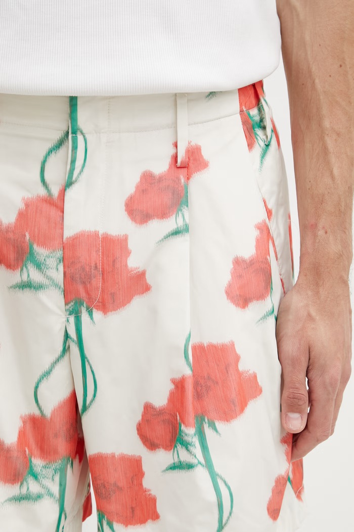 Kenzo Bermuda/Short bermupentru bărbați bej FG55SH3029R2
