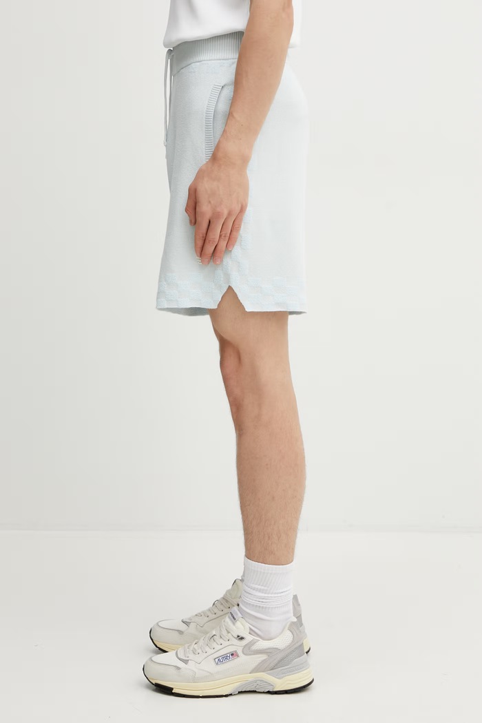 Filling Pieces Resort Shirt pantaloni scurți cu vâscoză pentru bărbați 412672500325.294 albastru SS26