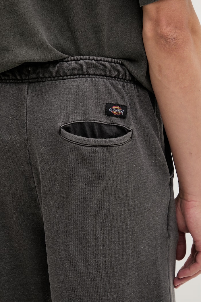 Dickies teplákové šortky pánske s bavlnou sivá DK0A885BBLK1